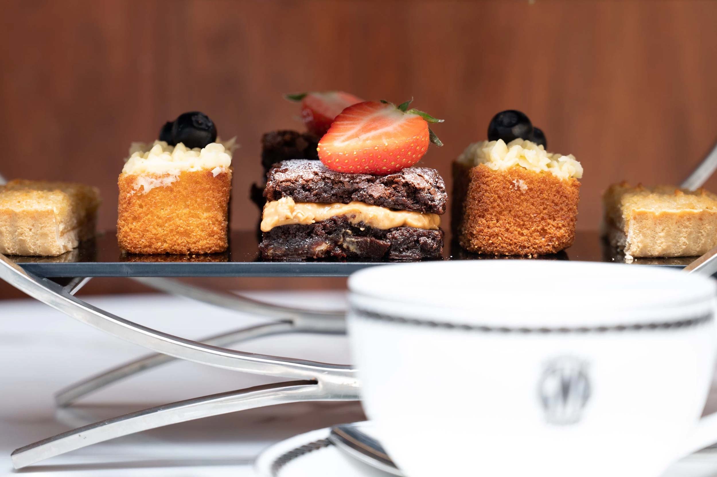 Enjoy some cake for a Gentleman's Afternoon Tea