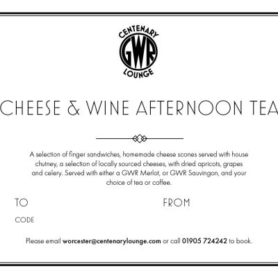 Cheese and Wine Afternoon Tea Voucher 