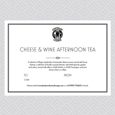 Cheese and Wine Afternoon Tea