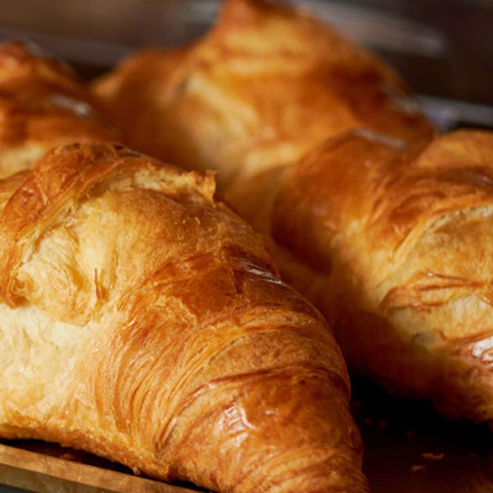 Buttery croissants at Centenary Lounge