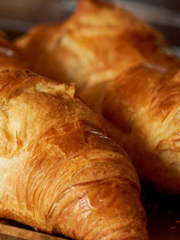 Buttery croissants at Centenary Lounge