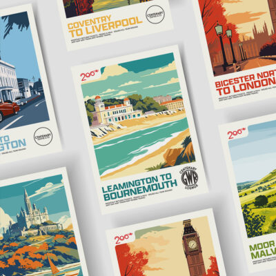 Centenary Vintage Travel Postcard Pack
