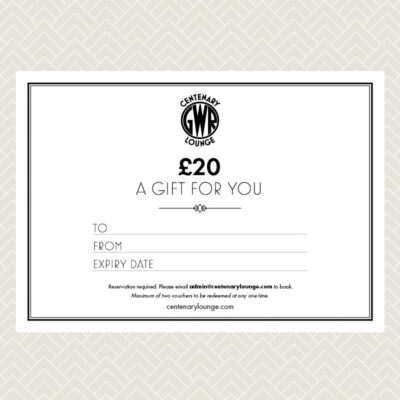 Centenary Lounge £20 voucher