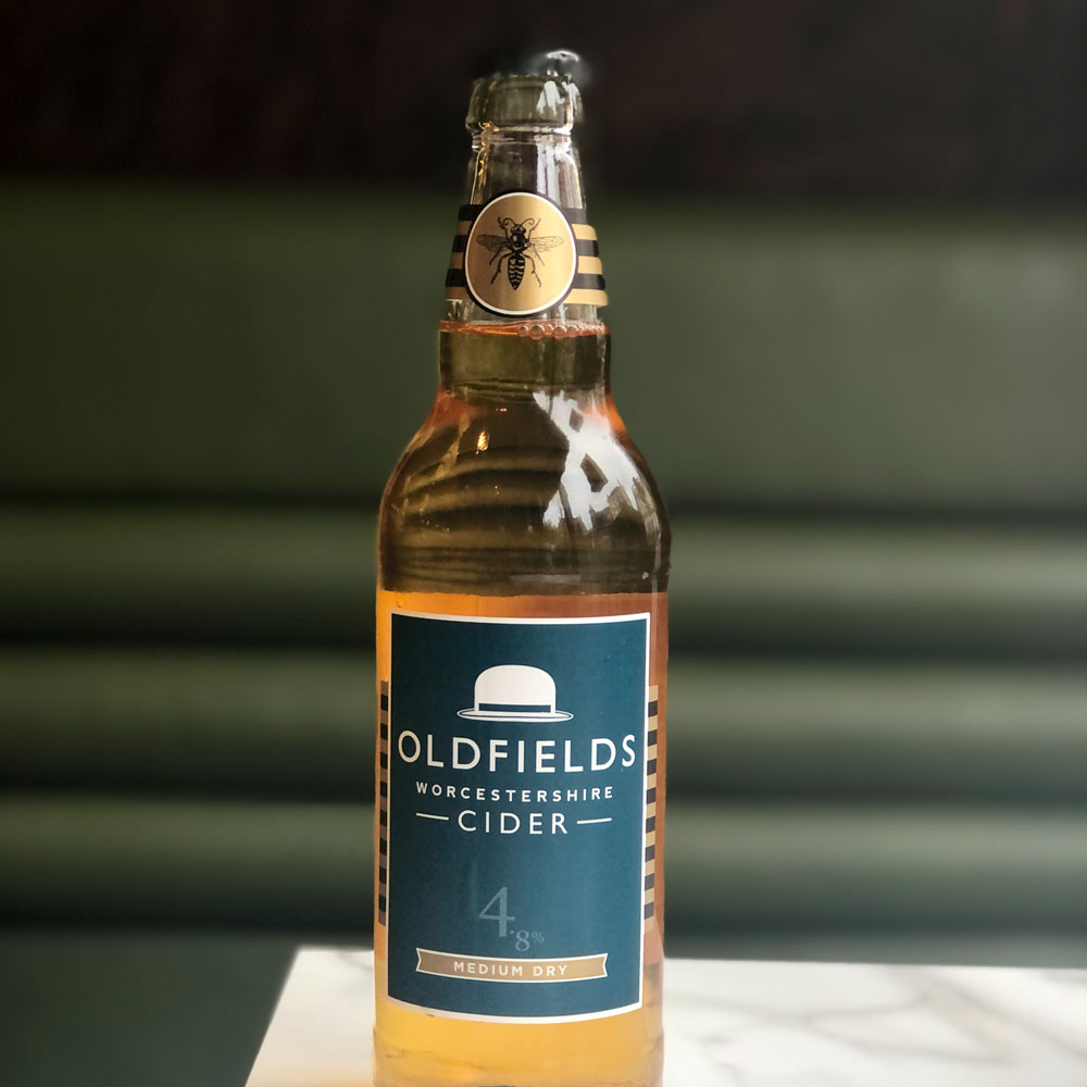 Oldfields Medium Dry Cider - 500ml bottle