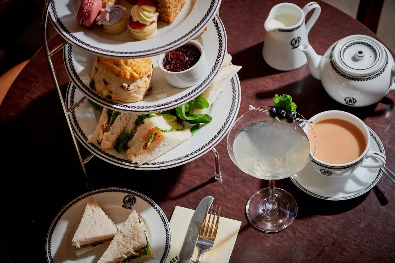 Wimbledon 2026. Afternoon Tea with Various Menu Items